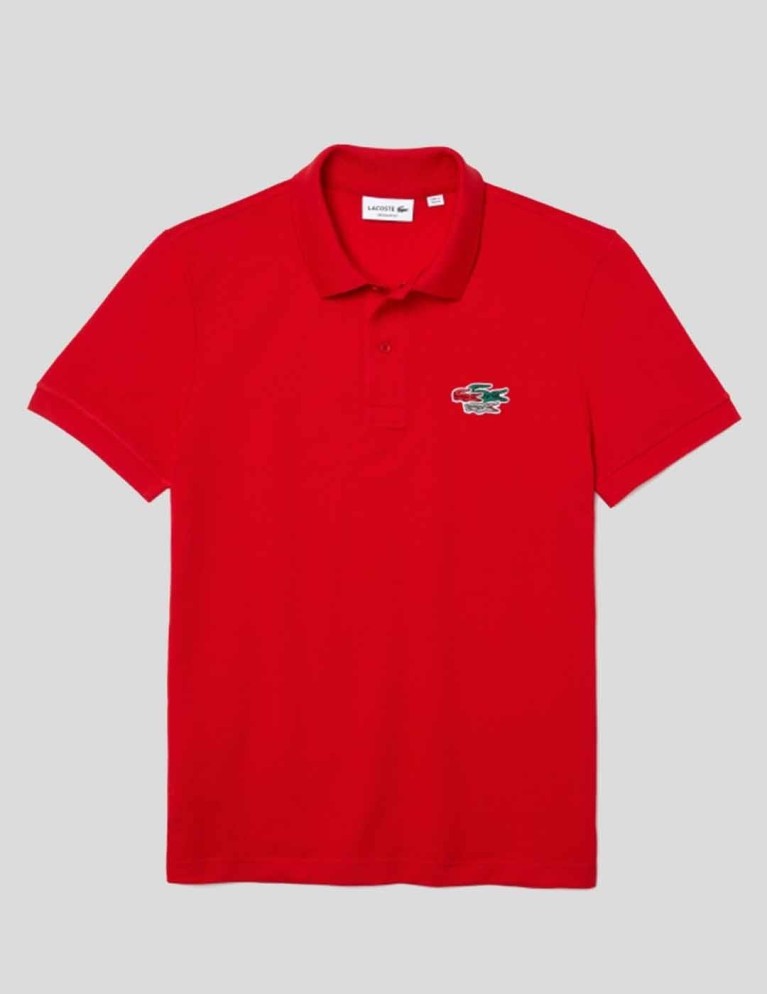 T-shirt LACOSTE ph7965 regular fit rouge